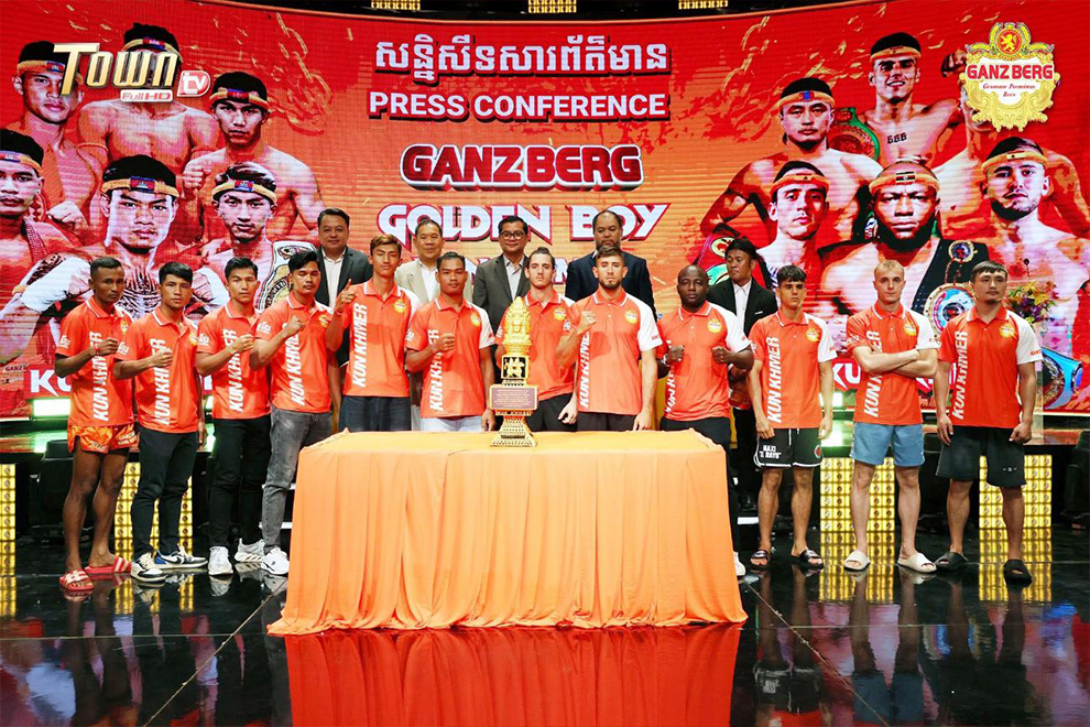 All six Cambodian fighters are set to compete against foreign opponents tonight. Town