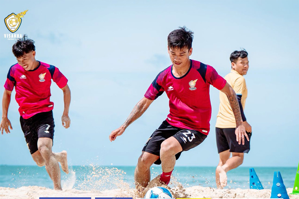 The training involved a wide variety of activities, designed to bring the team closer as they prepare for the coming matches. Visakha