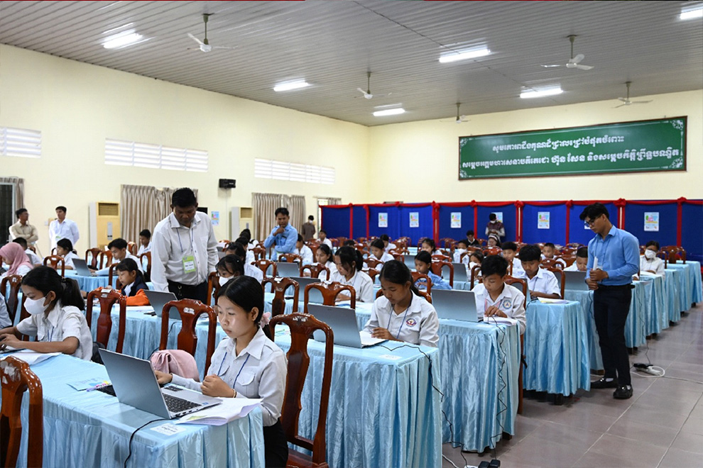 The festival aimed to highlight the growing importance of digital education in Cambodia. Supplied