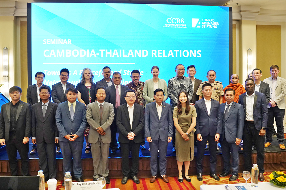 The “Cambodia-Thailand Relations: Towards Peace and a Stable Neighbourhood and Region” seminar took place on July 17. Hong Raksmey