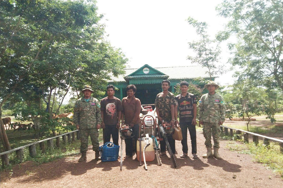 They have apprehended several illegal loggers thanks to the new technology. Environment ministry