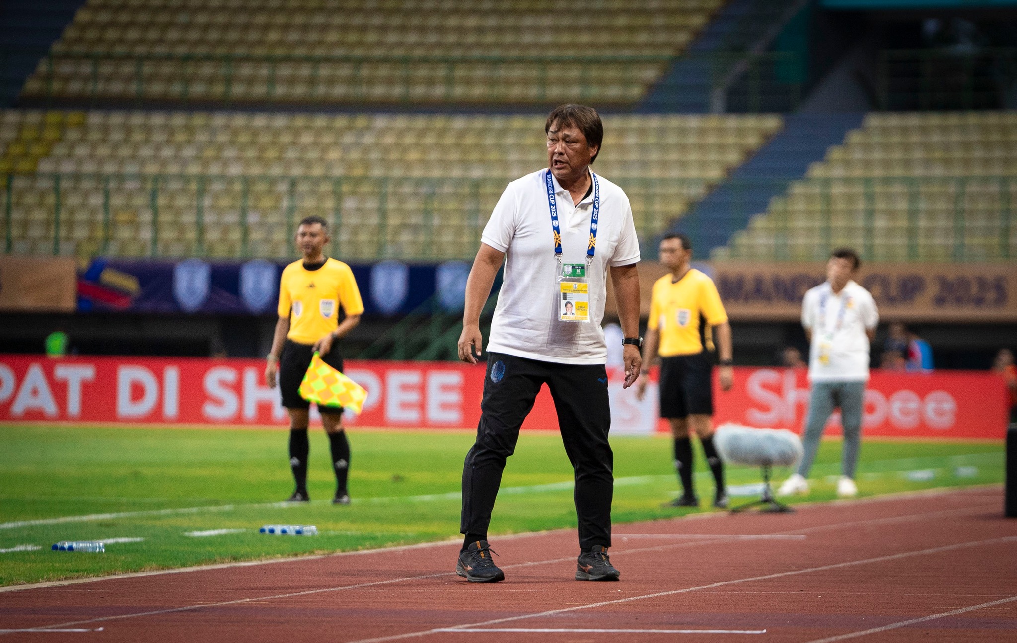 Head coach Koji Gyotoku was wary of a gap in quality going into the match. FFC