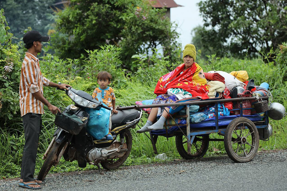 More than 37 thousand residents have been evacuated from danger zones in the provinces of Oddar Meanchey, Preah Vihear and Banteay Meanchey. Supplied