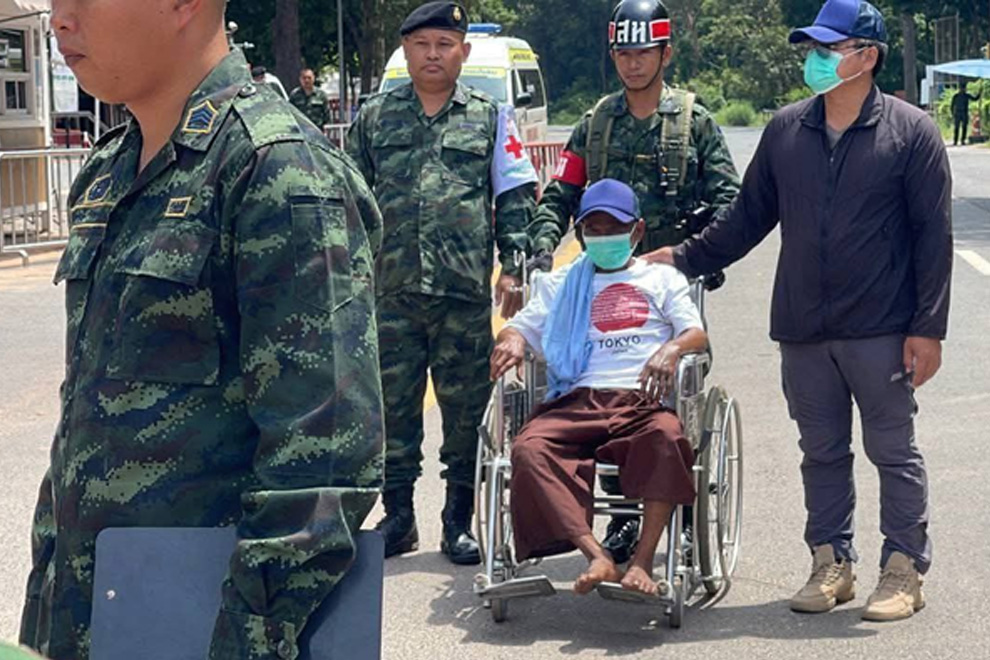 The two were described as being in ‘severely deteriorated physical and mental condition’. Supplied