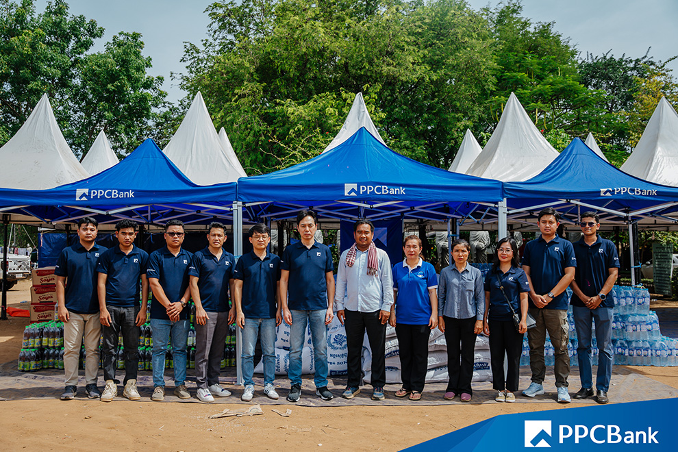 PPCBank Provides Food Aid Packages to Support Displaced Families in Oddar Meanchey Province