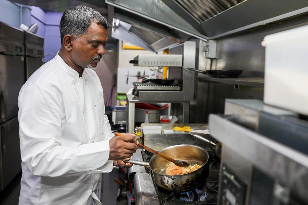 Chef Rathakrishnan Ramaiyan once cooked for a dying priest, who wanted a French onion soup with extra soft onions. PHOTO: THE STRAITS TIMES
