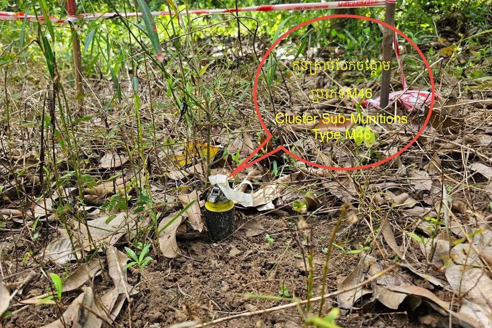 The munitions are small and can be hard to spot. CMAC