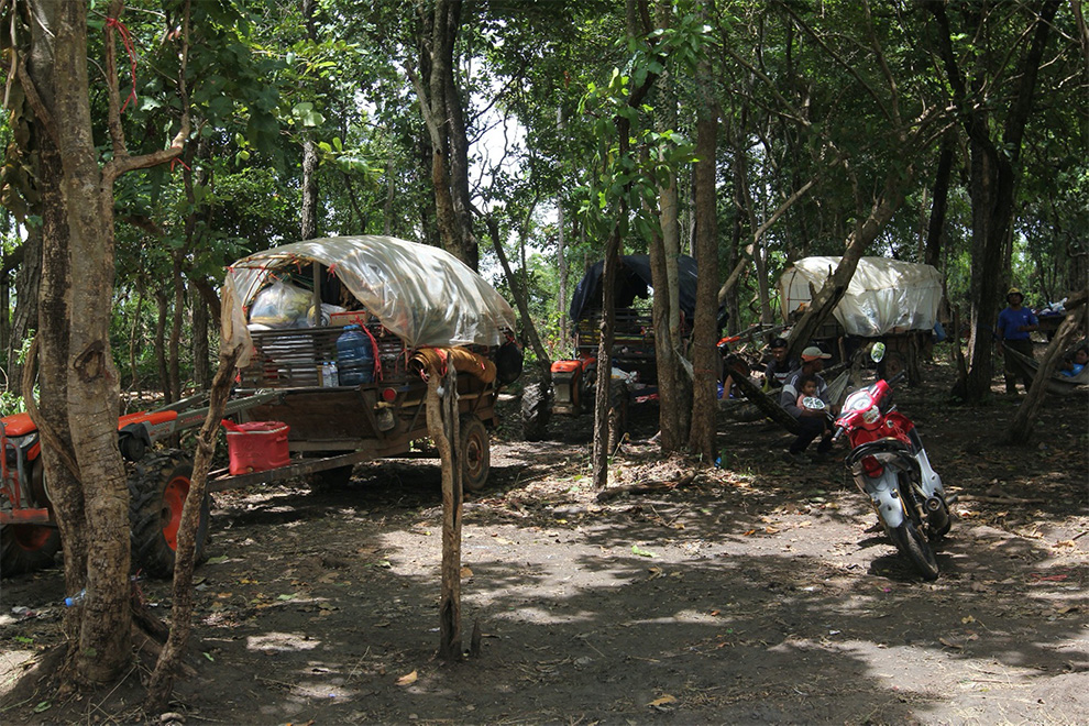Pong Teuk village chief Keo Hak remains concerned for the safety of the people of his village. Hong Raksmey