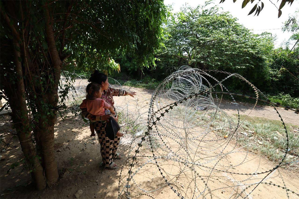 The barricades mean they cannot access the houses which were their homes, in some cases since the 1990s. FN