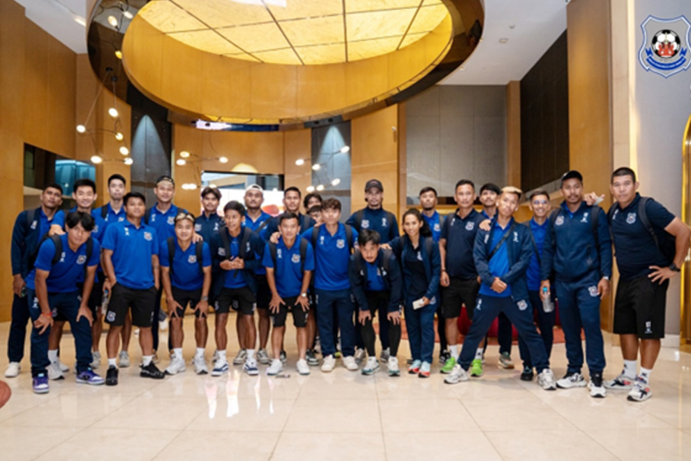 The Svay Rieng squad departed for Myanmar on Monday night. Svay Rieng