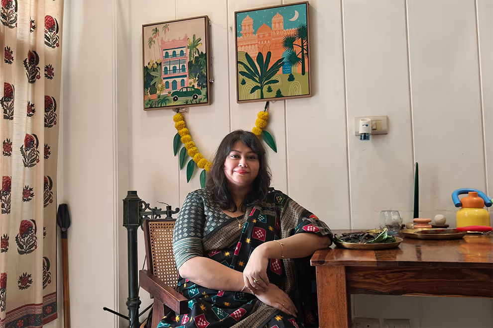 Ms Priyanjali Datta, 33, whose grandparents fled to present-day India before the Partition, yearns for her lost ancestral home in what is known as Bangladesh today. ST PHOTO: DEBARSHI DASGUPTA