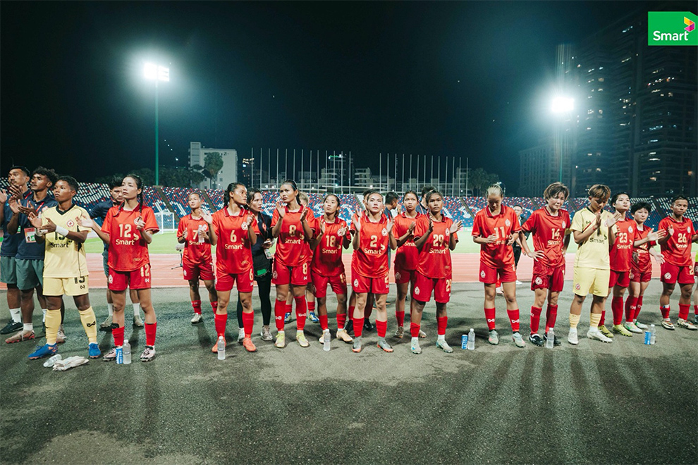 Despite their 1-0 loss, the Crown team applauded the fans who came out to support them. Crown