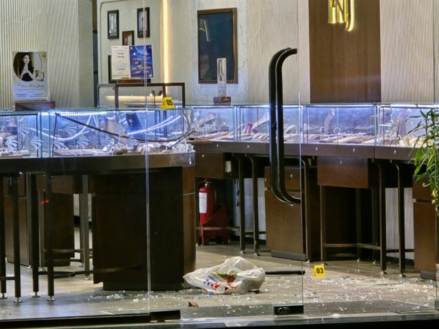 The PNJ Jewelry Centre after the robbery. PHOTO: COLLECTED/VIET NAM NEWS