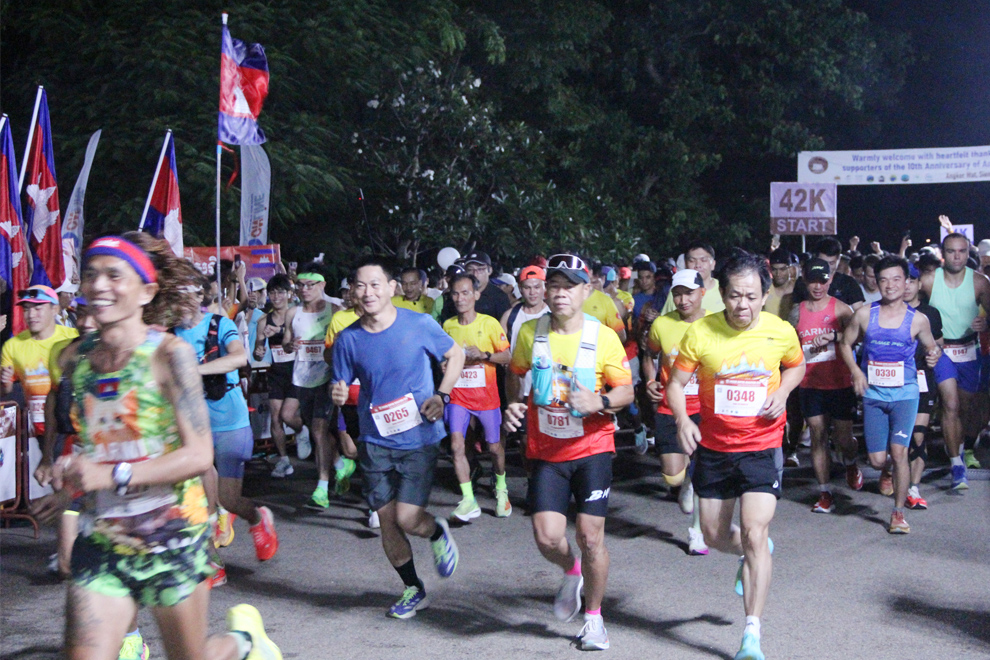 Despite a postponement, this year’s event attracted over 4,000 runners. Chhorn Norn