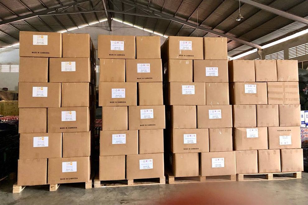 The kits will be delivered to women and girls in need. UNFPA