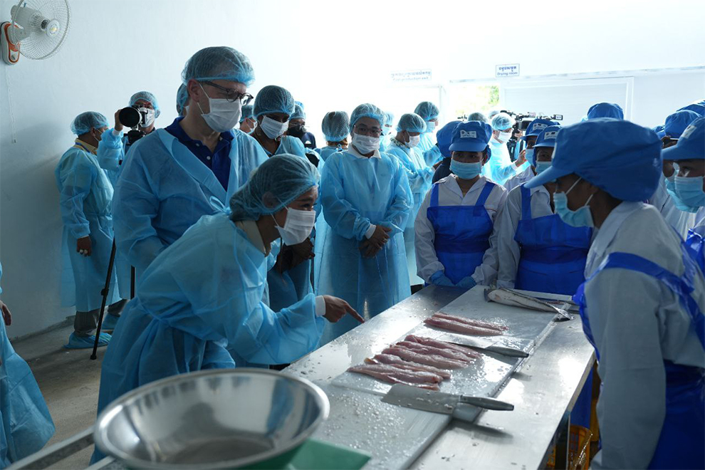 Chav Soursdey products are sold locally, but the busy owner plans to explore exporting in the future. Phak Seangly