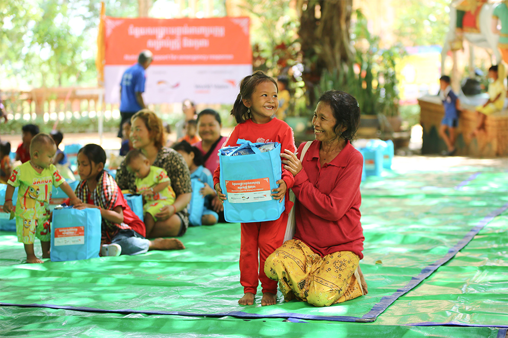 The initiative will provide lifesaving support to more than 1,000 children under the age of five and 572 pregnant and lactating women in Preah Vihear, Siem Reap and Oddar Meanchey provinces. Supplied