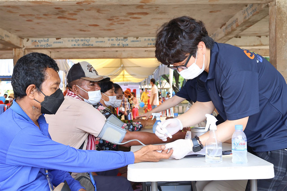 Free medical checkups were also made available to the attendees. Supplied
