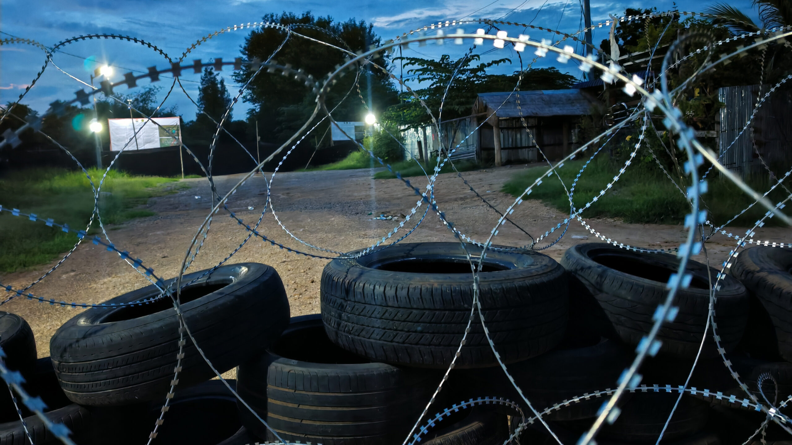 The interior of a home in Samroang town, Oddar Meanchey province, which was damaged by Thai shelling during the July 24-28 clashes. Hong Raksmey