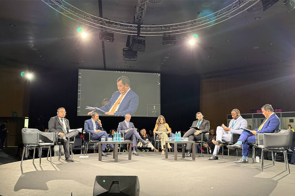 Suos Yara, chairman of the Asian Cultural Council (ACC) addressed the UNESCO World Conference on Culture Policies and Sustainable Development (MONDIACULT 2025), held in Barcelona from September 29 to October 1. Supplied