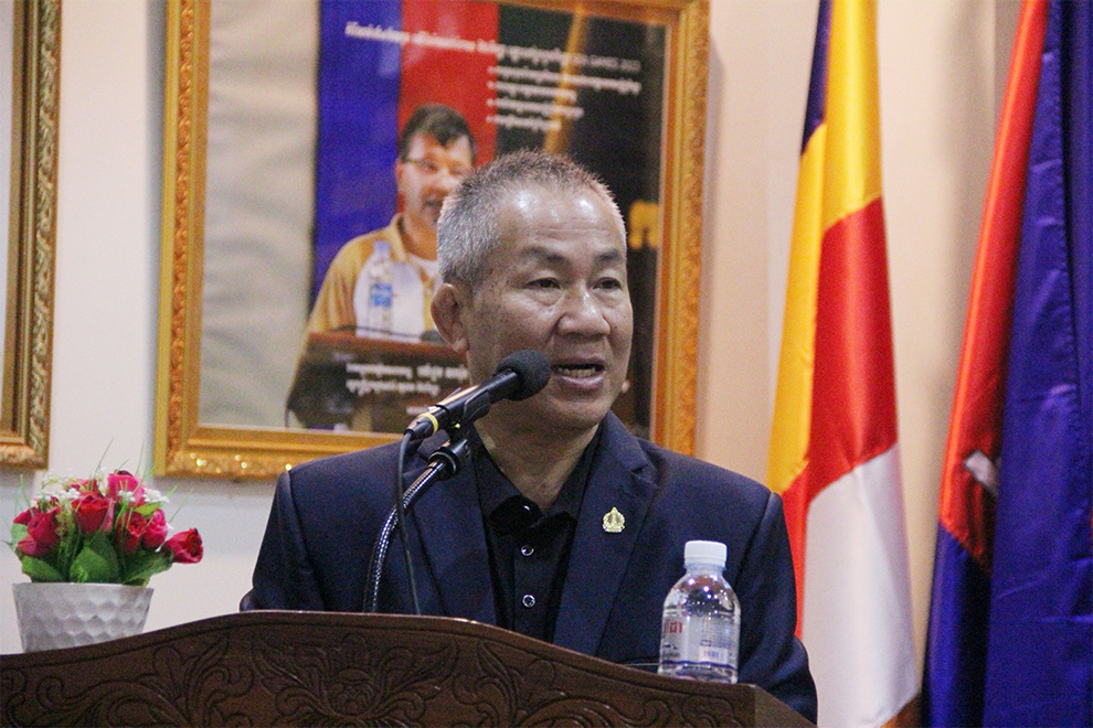 Vath Chamroeun, secretary-general of the National Olympic Committee of Cambodia (NOCC), urged each of the sporting delegates to prepare themselves for the games. Chhorn Norn
