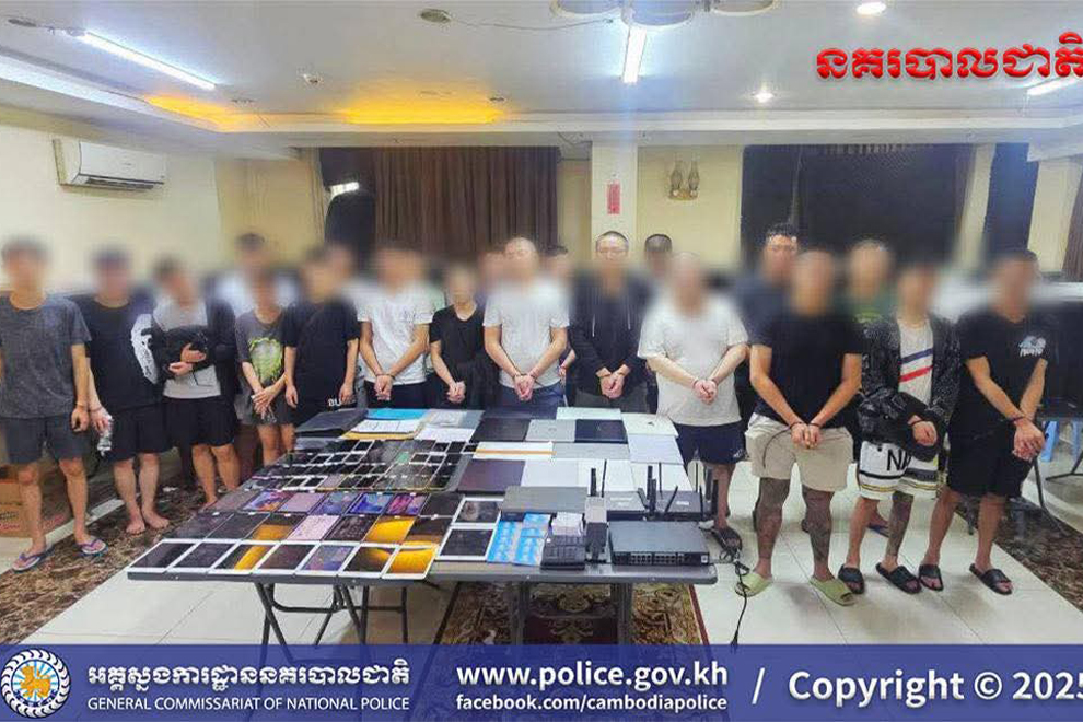 He was captured on September 29, when police raised three locations in Phnom Penh. National police