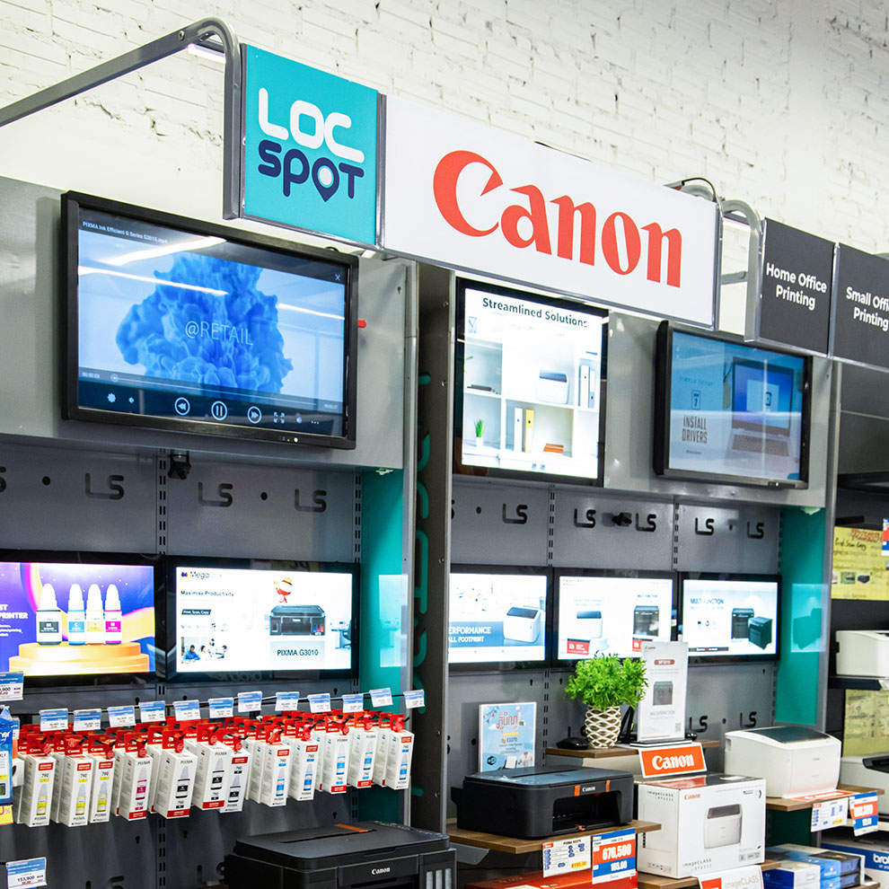 (A Canon branded LocSpot in Nojima)