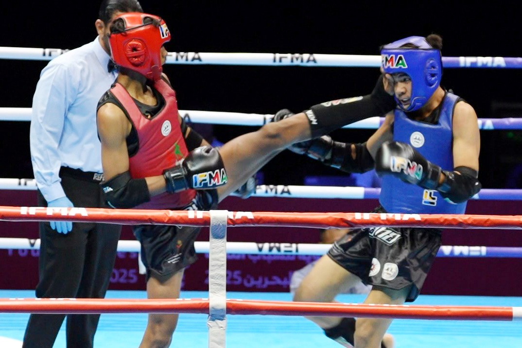 Khun Dimey defeated Filipino Martin James Fernando on points to advance to tonight’s semifinals. NOCC