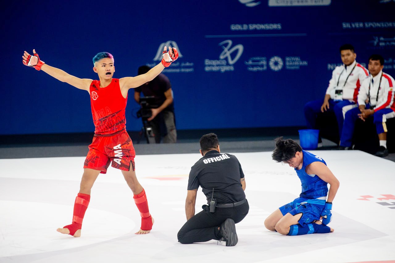 Cambodian mixed martial artist Ry Keosomnang lost to Indonesia’s Himara Bumi Magani Abraar, when he was forced to tap out. NOCC
