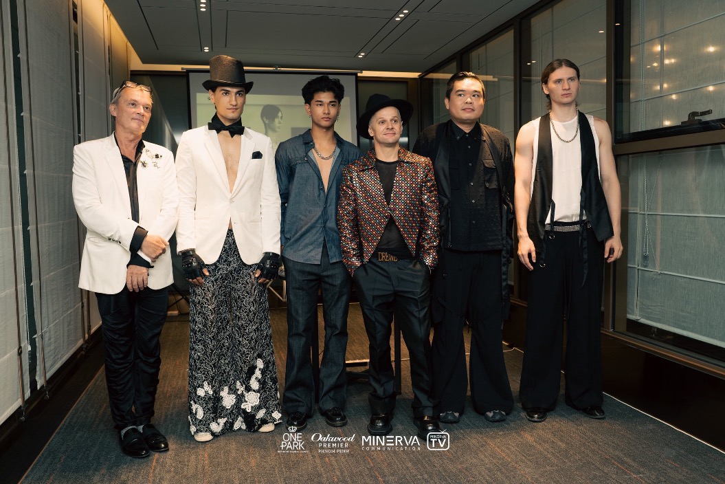 Designers and their muses at the PPDW Fall Winter 2025-2026 press conference. Supplied