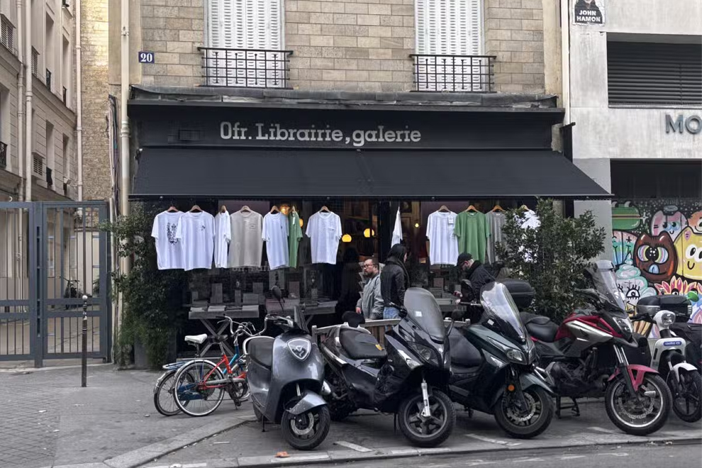 Ofr. Librarie, galerie in the Le Marais district in Paris. PHOTO: PHILIPPINE DAILY INQUIRER