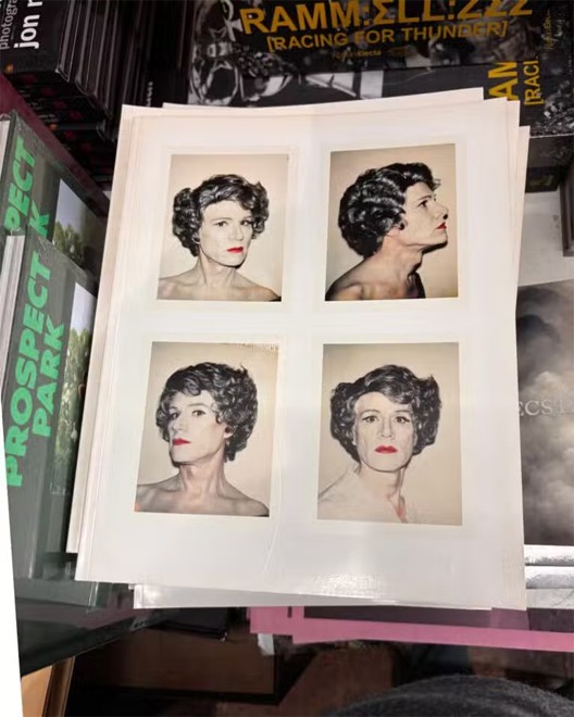 Andy Warhol “Polaroids from 1971-1986.” PHOTO: PHILIPPINE DAILY INQUIRER