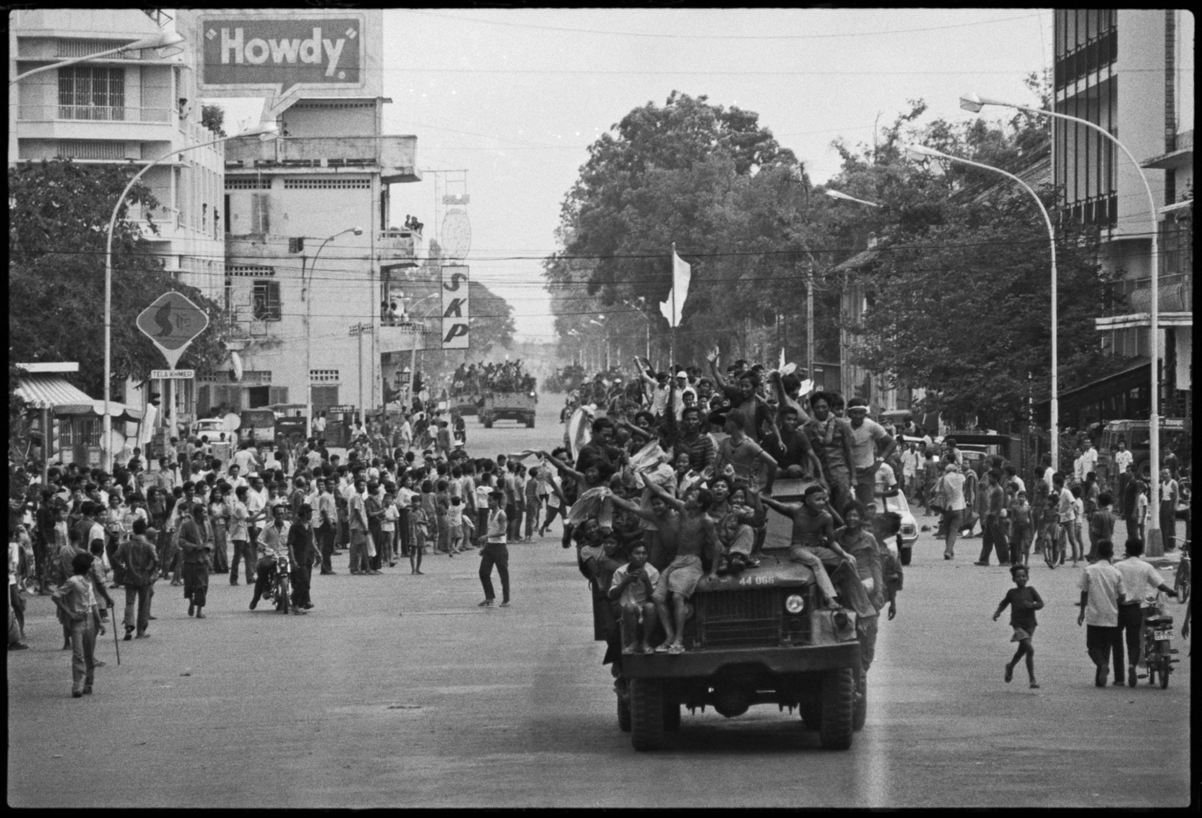 Roland Neveu, April 17, 1975, the day of the fall of the Khmer Rouge,1975. Supplied