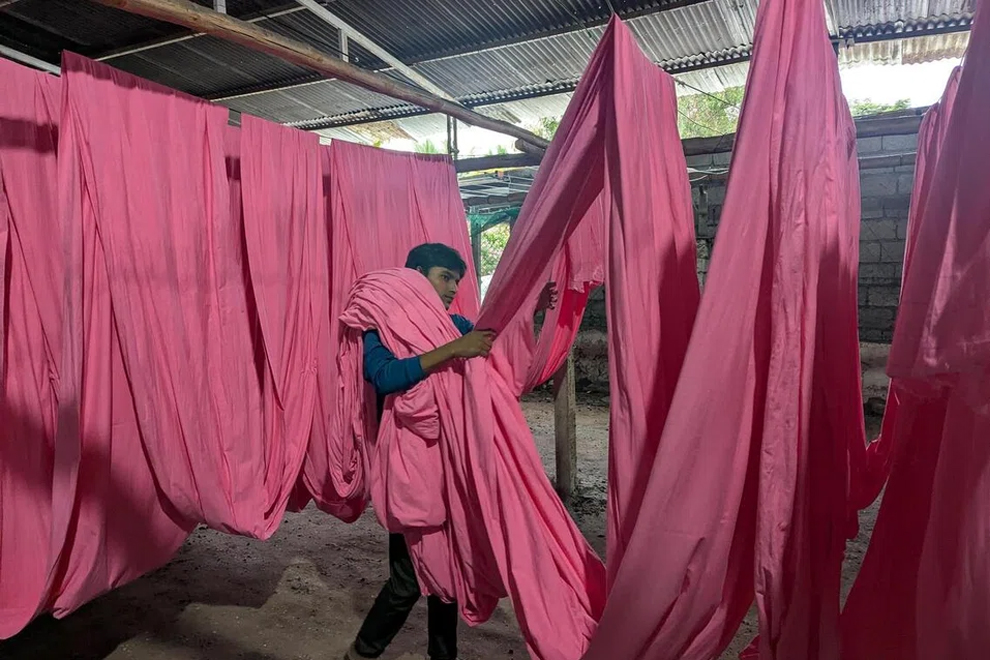 The Tiruppur textile hub has 2,500 companies and around 20,000 small- and medium-sized ancillary units like carton box makers, polybag manufacturers and transporters. PHOTO: THE STRAITS TIMES