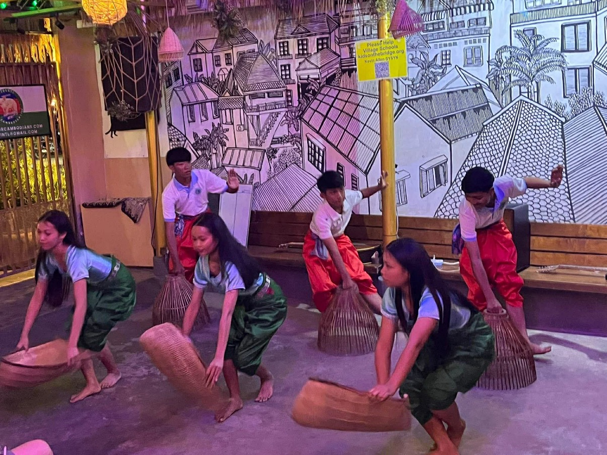 This performance combined traditional Khmer dance with modern elements. Supplied/Neil Forrest