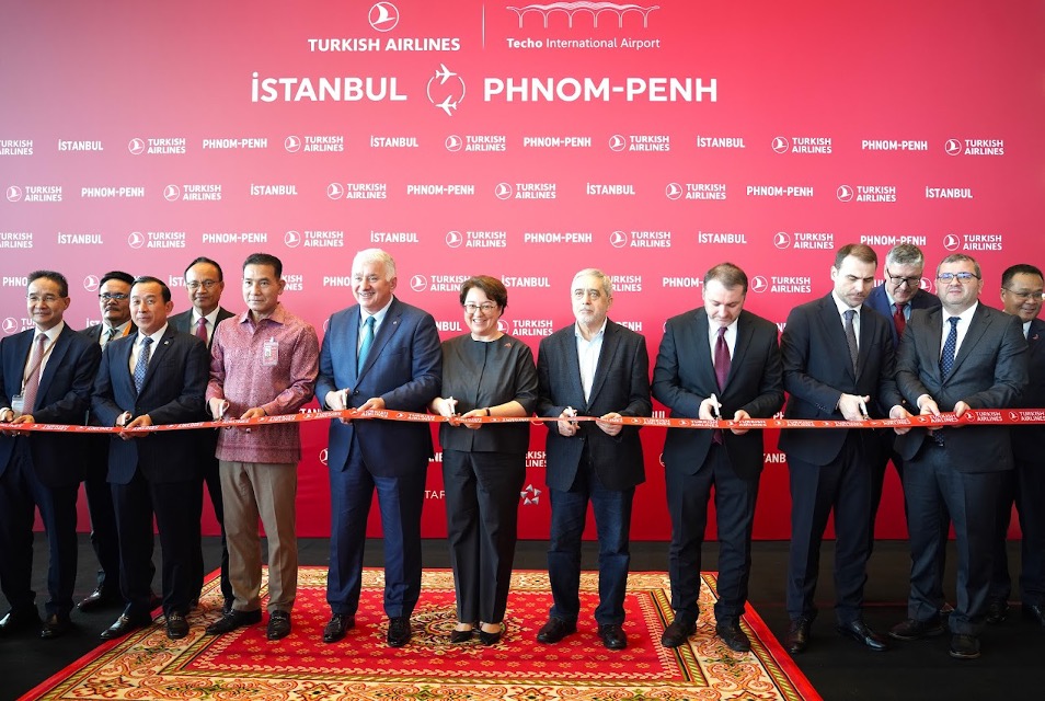 The new service will connect Cambodia to one of the world's most important gateways linking Europe, Asia and the Middle East. Thenh Rithy