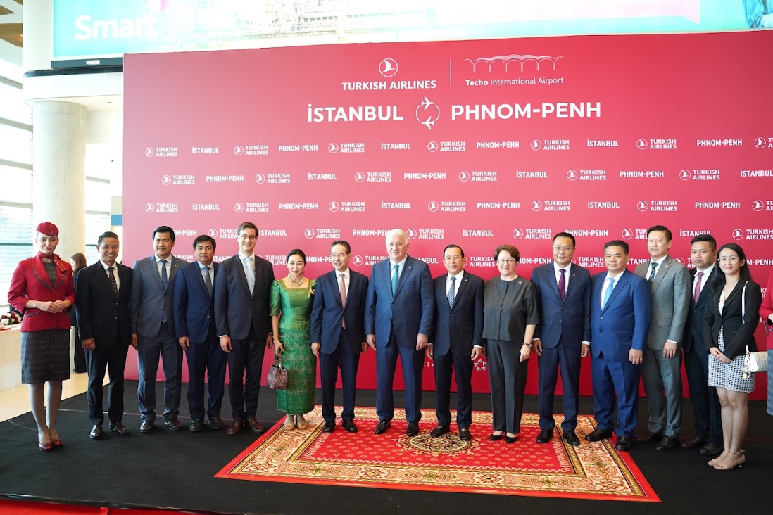Turkish Airlines is now the only European flag carrier which flies to Phnom Penh. Thenh Rithy