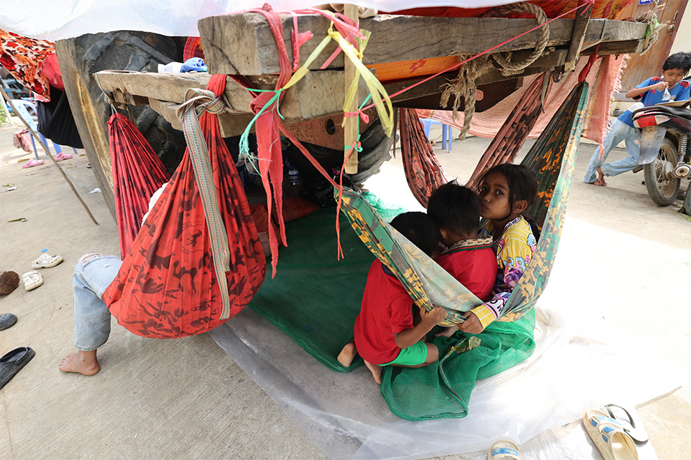 While food and shelter dominate immediate needs, the less visible impacts on children – trauma, disrupted learning and loss of stability – are growing rapidly. Hong Raksmey