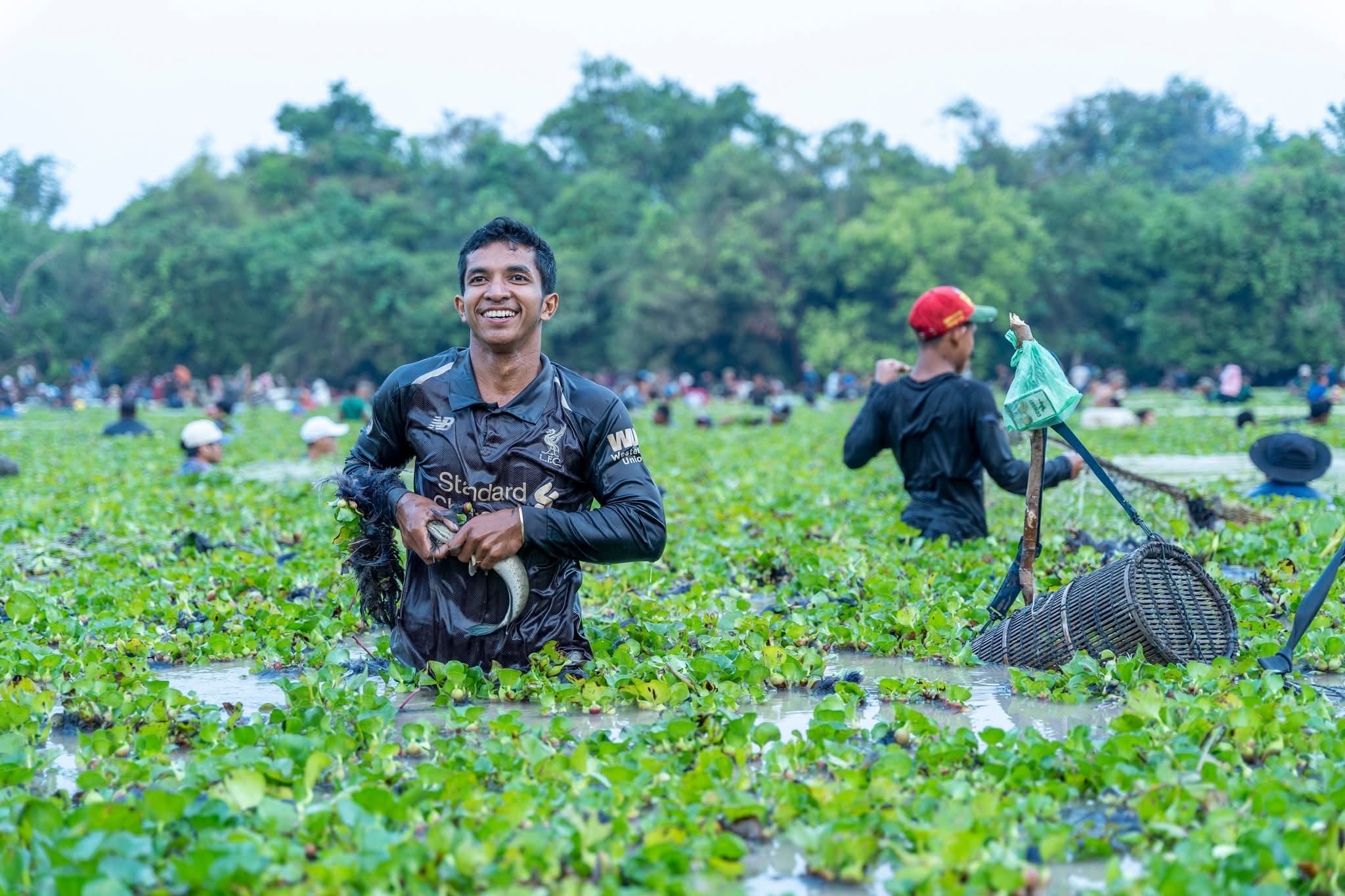 This year’s event saw a strong harvest, with around eight tonnes of fish caught. Siem Reap information department