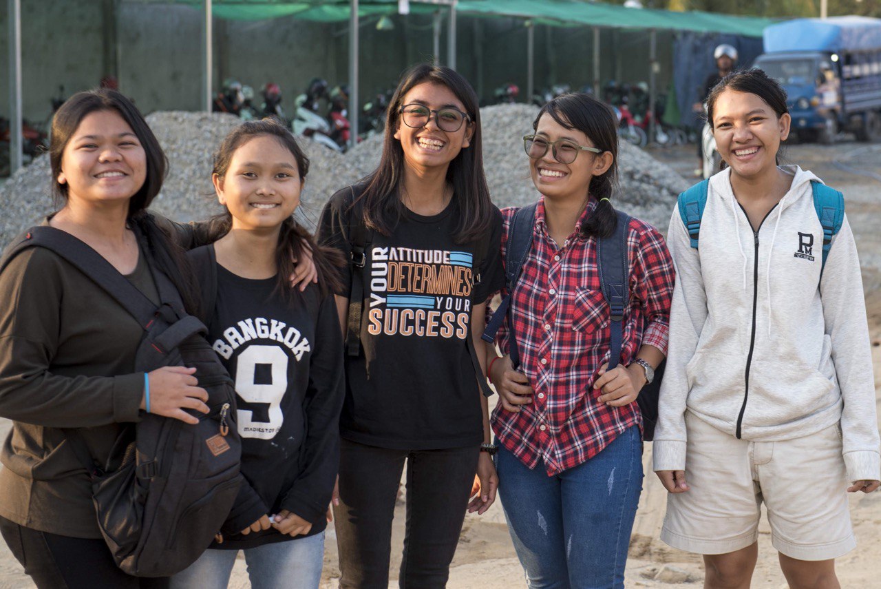 Young women from poor communities have the opportunity to receive higher education through the Cambodian Children's Fund (CCF). Supplied