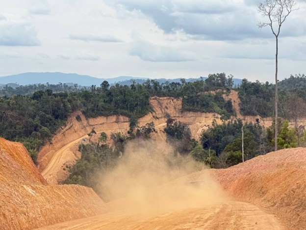 Royal Cambodian Army engineering teams are working to upgrade the route, with a focus on strengthening road quality and improving travel conditions. Supplied 