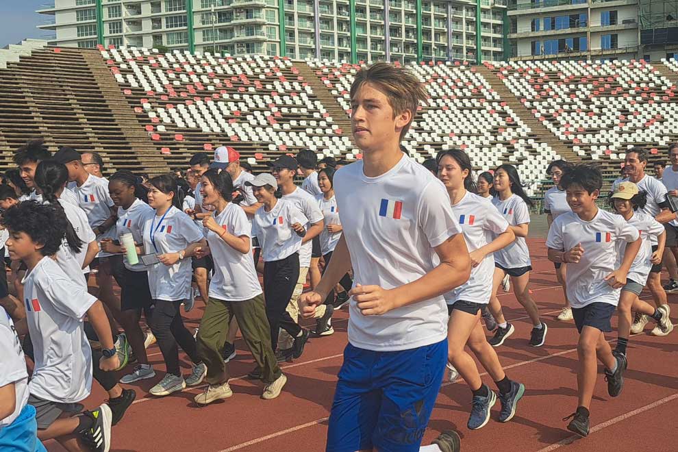 Global relay promotes fitness ahead of Paris Olympic Games