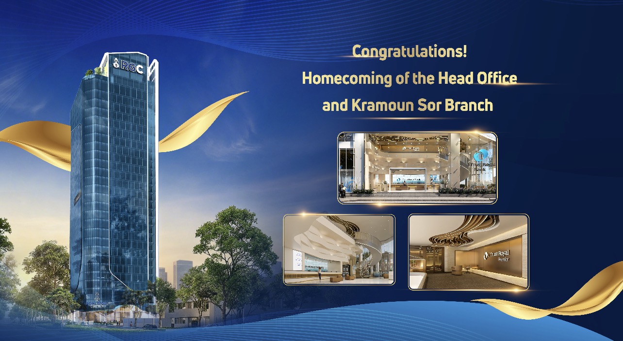 J Trust Royal Bank officially announced the homecoming of its Head Office and Kramoun Sor branch on March 16, returning to the founding location where its 20-year legacy in Cambodia first began. Supplied