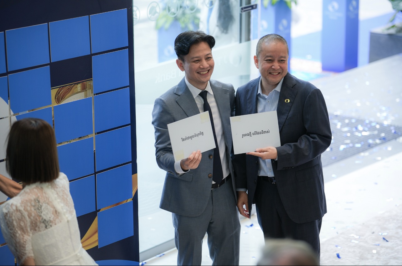 ‘Returning to Kramoun Sor - where our journey in Cambodia first began — is both a homecoming and a reaffirmation of who we are’, noted Neak Oknha Kith Meng, Chairman of J Trust Royal Bank. Supplied