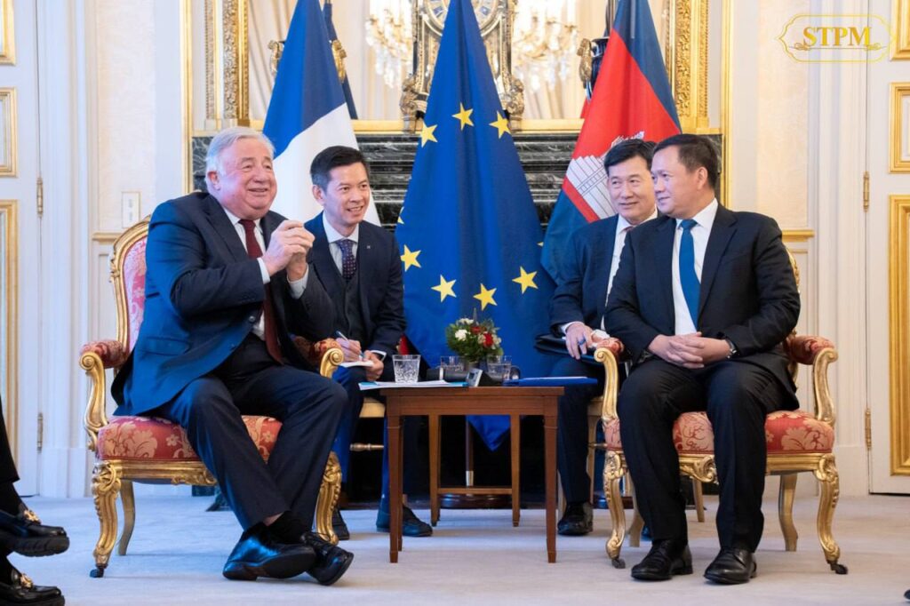 Manet invites French Senate president to pay official visit