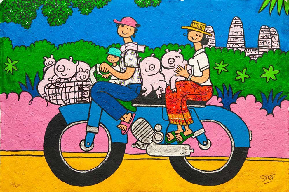 'A little hope can't hurt': Happy paintings come to Plantation