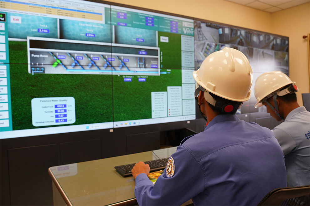 Construction of the Kampong Seima Water Treatment Plant in Battambang began in October 2022 and was completed at the end of 2025. Hong Raksmey