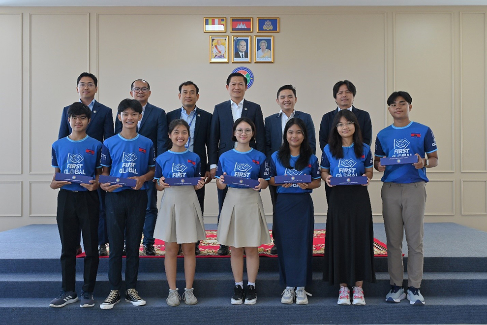 Cambodian students innovate their way to success in global robotics competition
