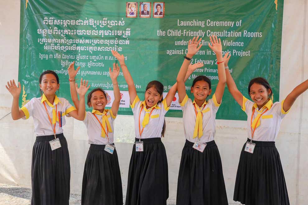 Safe spaces launched in Kampong Cham schools