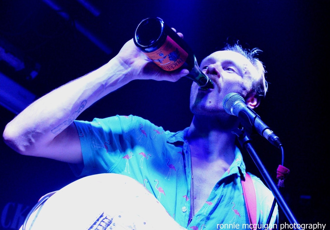 Doug Hall, culinary enthusiast, enjoying a Scottish libation. Ronnie McGuigan photography